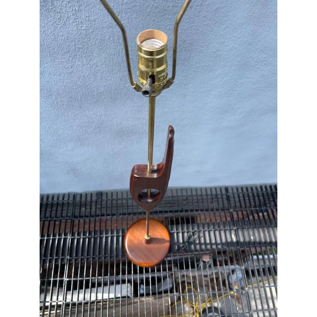 Danish Mid Century Teak Floor Lamp 1970s For Sale - Image 4 of 12