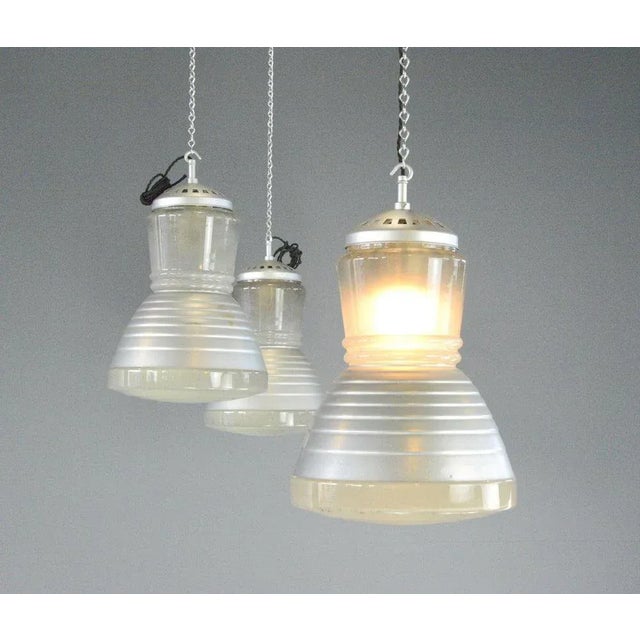 Pendant Lights by Adolf Meyer for Zeiss Ikon, 1930s For Sale - Image 5 of 13