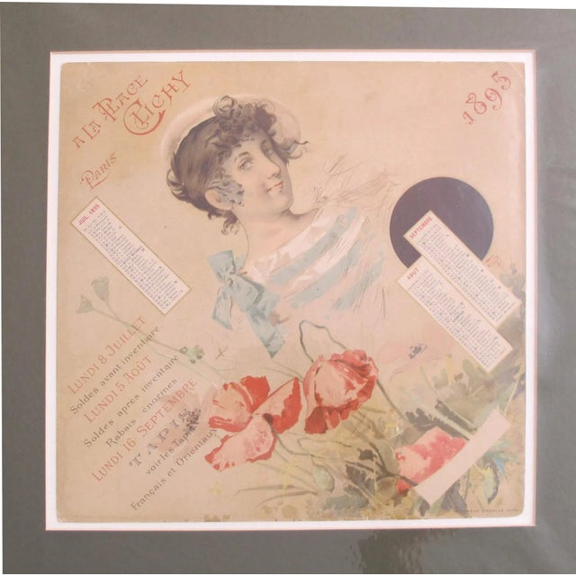 Art Deco 1895 Original French Art Nouveau Poster, à La Place Clichy - Manuel Orazi (Set of 4) For Sale - Image 3 of 5