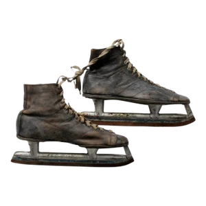 Vintage Ag Spaulding Silver Wing Ice Skates