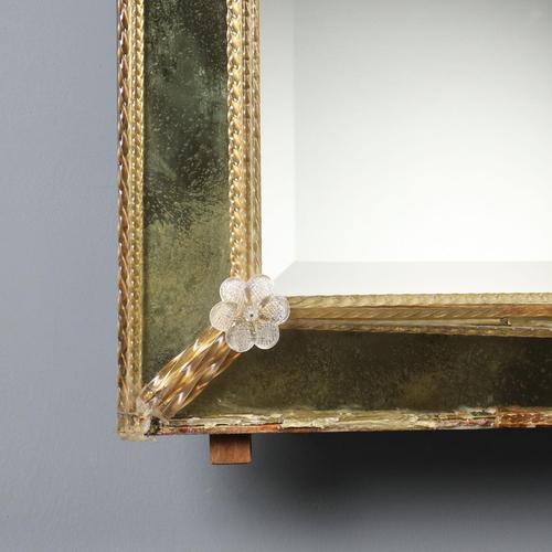 Venetian Mirror in Cymatium Frame For Sale - Image 6 of 12