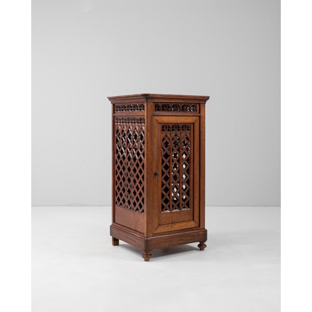 French Provincial 19th Century French Original Patinated Wooden Cabinet For Sale - Image 3 of 18