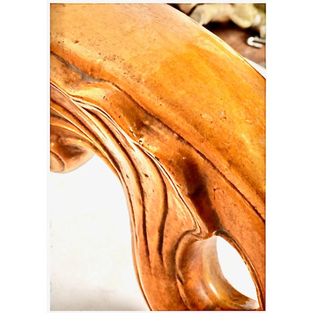 Ceramic Antique Chinese or Thai Roof Tiles For Sale - Image 7 of 12