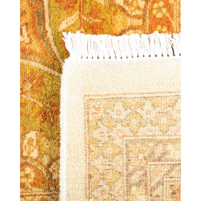 2000 - 2009 Mogul, One-of-a-Kind Hand-Knotted Area Rug - Ivory, 8' 0" x 10' 2" For Sale - Image 5 of 8