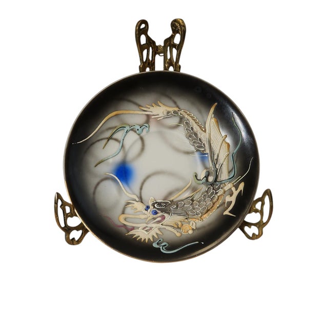 Mid Century Japanese Moriage Dragonware Tea Service for Six- 22 Pieces For Sale - Image 9 of 10