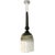 Contemporary Bespoke Italian Organic Black White Grey Murano Glass Pendant Light For Sale