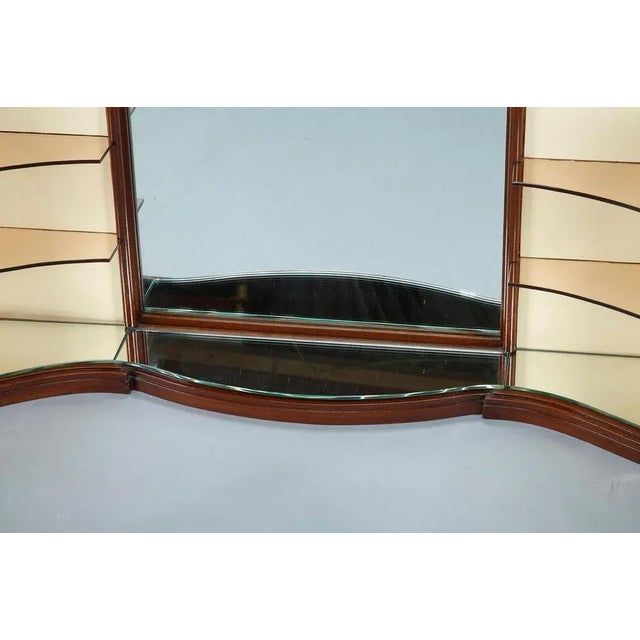 Dressing Table and Chair in Macassar Ebony Veneer, Set of 2 For Sale - Image 10 of 17