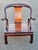 Early 20th Century Pair of Ming Style Rosewood Horse Shoe Lounge Chairs For Sale - Image 10 of 13