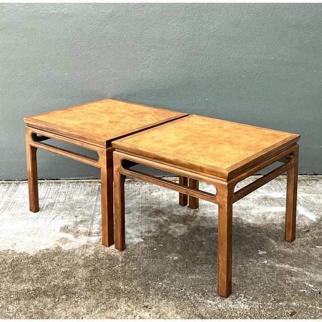 Mid-Century Modern Vintage Baker Side Tables - A Pair For Sale - Image 3 of 12