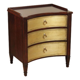 Bassett Contemporary Gilt Painted Mahogany End Table For Sale