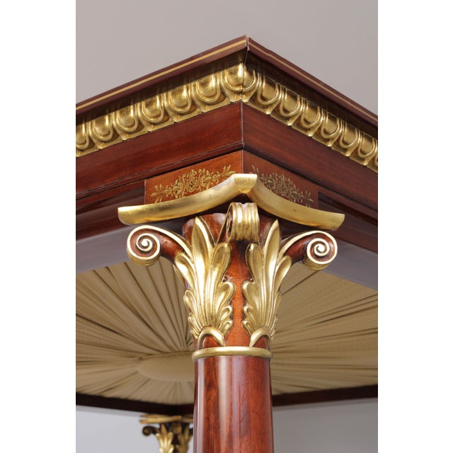 Wood Kindel King Size Empire Canopy Bed For Sale - Image 7 of 18