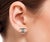 Chanel Brand New Silver Classic CC Crystal Piercing Earrings *Marked 25 *Made in Italy *Comes with original box, pouch and...