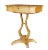 Antique Swedish Lyre Shaped Occasional Table in Birch For Sale