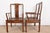 Henredon Hollywood Regency Chinoiserie Sculpted Mahogany Dining Chairs, Set of Six For Sale - Image 9 of 12