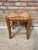 Vintage Mid Century French Rush "Paille" Stool For Sale - Image 13 of 17