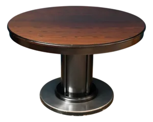 Italian Round Table with Central Leg