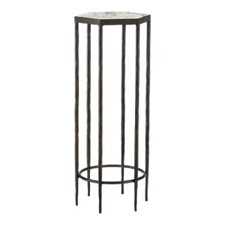 Currey & Company Tosi Marble Accent Table For Sale