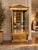 Hollywood Regency Attributed to Mastercraft Neoclassical Brass & Glass Illuminated Display Cabinet For Sale - Image 3 of 17