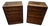 1960s Shōwa-Era Modern Tansu Dressers / Bedside Chests - A Pair For Sale