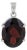 9 Carat Garnet Gemstone Boho Solitaire Pendant- Gifts for Him For Sale
