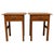 Wood Art Deco Style Cherrywood Side Tables, 1960s, Set of 2 For Sale - Image 7 of 7