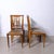 Brown Louis XVI Chairs in Walnut, Italy, 1950s, Set of 4 For Sale - Image 8 of 16