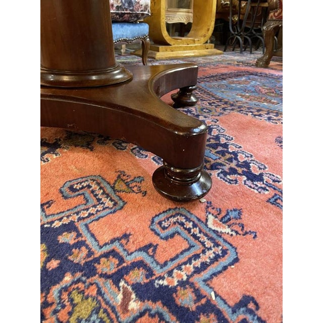 English Mahogany Tilt-Top Table, 19th Century For Sale - Image 4 of 7