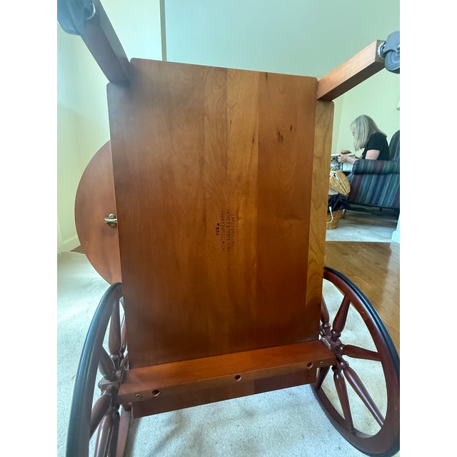 Carl Forslund Serving Cart - Cherry Wood For Sale - Image 11 of 11