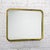 Thayer Coggin Late 20th Century Modern Wall Mirror by Milo Baughman for Thayer Coggin Brass Lamé Shape Frame For Sale - Image 4 of 18