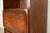 Henredon Style Mid-Century Modern Hollywood Regency Campaign Burled Walnut Bookcase With Drop Front Secretary Desk, Circa 1970s For Sale - Image 9 of 15