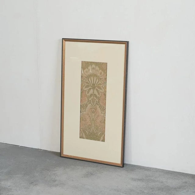 Art Nouveau Framed Jacquard Weave, 1920s For Sale - Image 6 of 8