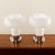 Metal Space Age Murano Glass Table Lamps from Guzzini, Italy, 1970s, Set of 2 For Sale - Image 7 of 9