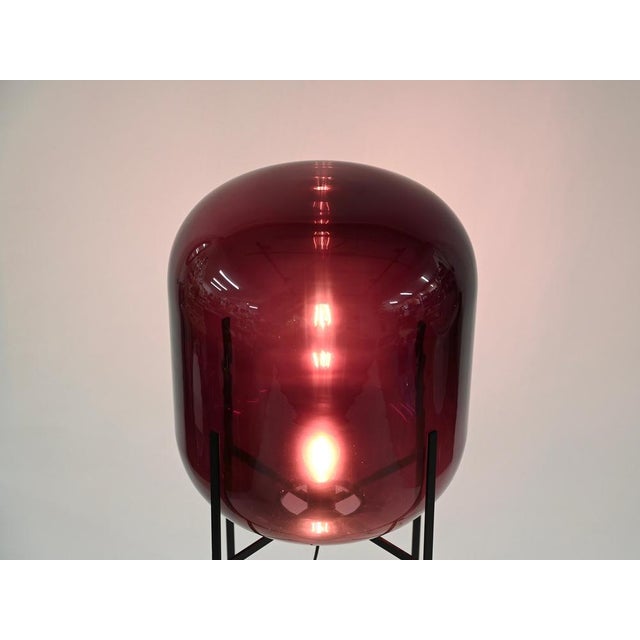 Purple Oda Large Floor Lamp in Blown Glass attributed to Sebastian Herkner For Sale - Image 13 of 17