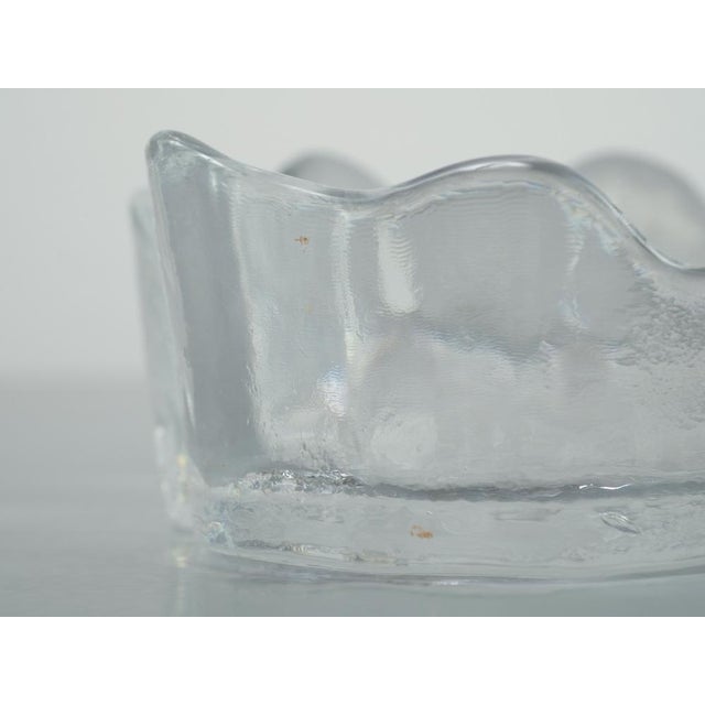Vintage Swedish Glass Bowl from Skruf, 1960s For Sale - Image 4 of 14