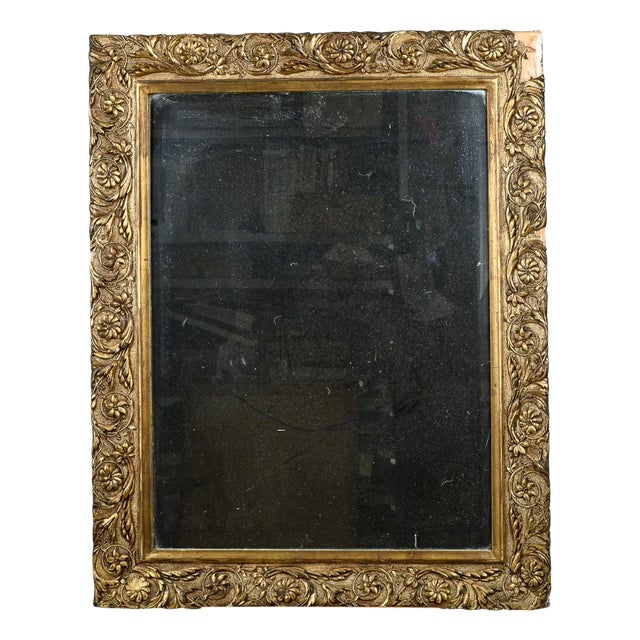 Mirror Frame in Giltwood, Italy, 1800s For Sale