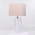 Late 20th Century Porta Romana Glass Thread Table Lamp For Sale - Image 5 of 7