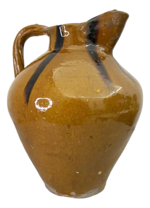 Large Vintage Striped Jug
