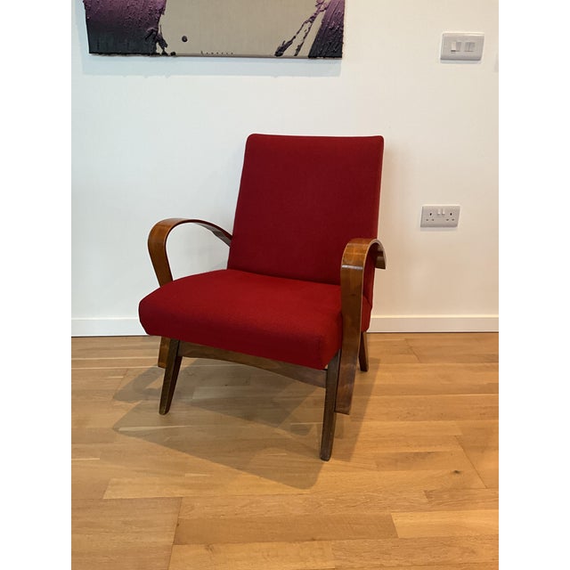 Red Vintage Lounge Chairs by Frantisek Jirak for Tatra, 1960s, Set of 2 For Sale - Image 8 of 18