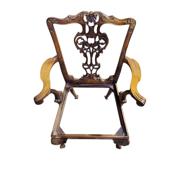 1970s Georgian Furniture Company Mahogany Chippendale Dining Chairs - Set of 6 For Sale - Image 11 of 15