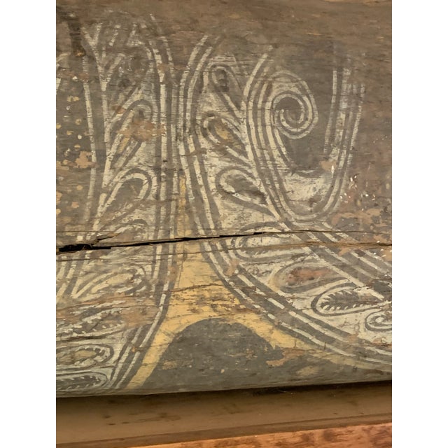 1960s Papua New Guinea Drum Tribal Use For Sale In San Diego - Image 6 of 12