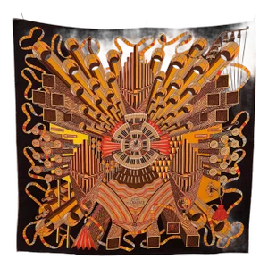 1990s Hermès Scarf Point D’orgue De Pierre-Marie