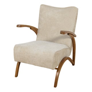 Model 410 Armchair by Jindřich Halabala for Up Závody, Former Czechoslovakia, 1930s For Sale