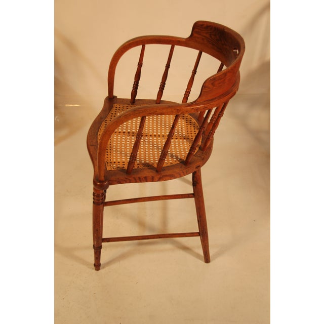 Early 20th Century Barrel Back Fire House Chairs - Set of 12 For Sale - Image 4 of 8
