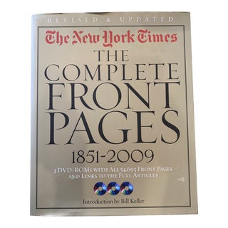 2009 New York Times Newspaper History Book Hardcover For Sale