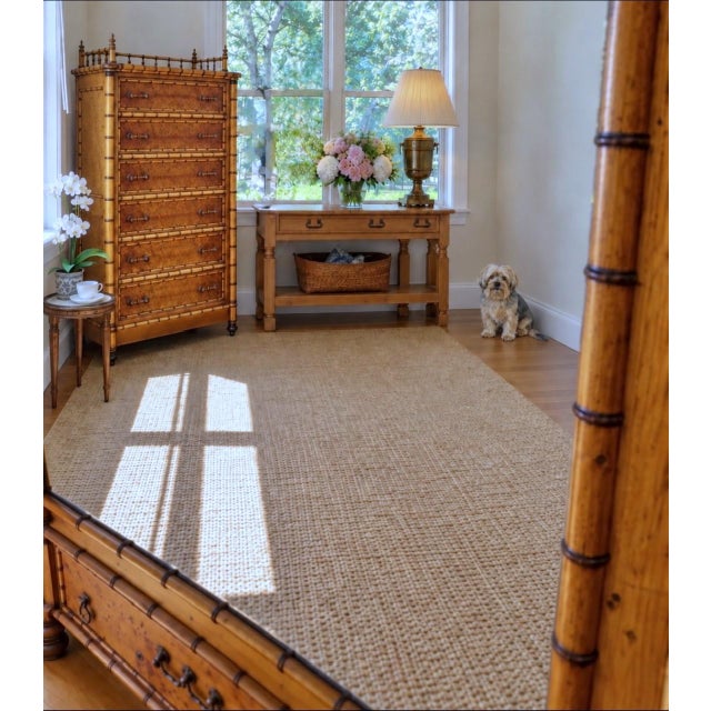 Antique Bird’s-Eye Maple Faux Bamboo Six Drawer Chest of Drawers Some chests of drawers are perfectly happy being useful....