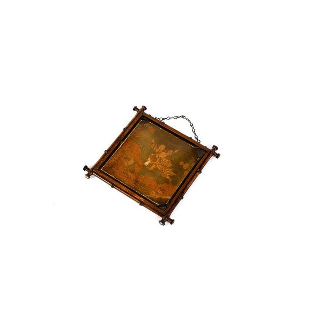 Glass 19th Century Chinoiserie Triptych Mirror For Sale - Image 7 of 15