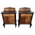 Italian Art Deco Nightstands in Burl Walnut, 1940s, Set of 2 For Sale - Image 10 of 10