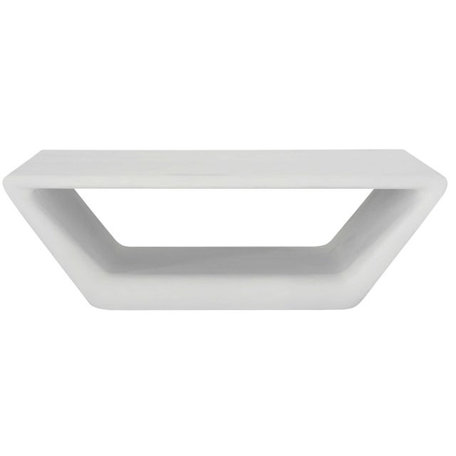 Crafted from resilient cast glass-reinforced concrete, the Bernhardt Exteriors Hyannis Coffee Table is built for year-...