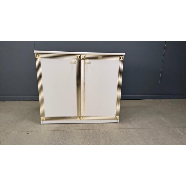 Hollywood Regency Style Cabinet, 1980s For Sale - Image 13 of 16