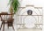Decorative Gold Gilt Wrought Iron Glass Shelves Étagère For Sale - Image 9 of 13